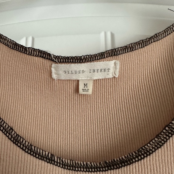 Gilded Intent Tan Reverse Tank - Picture 2 of 2